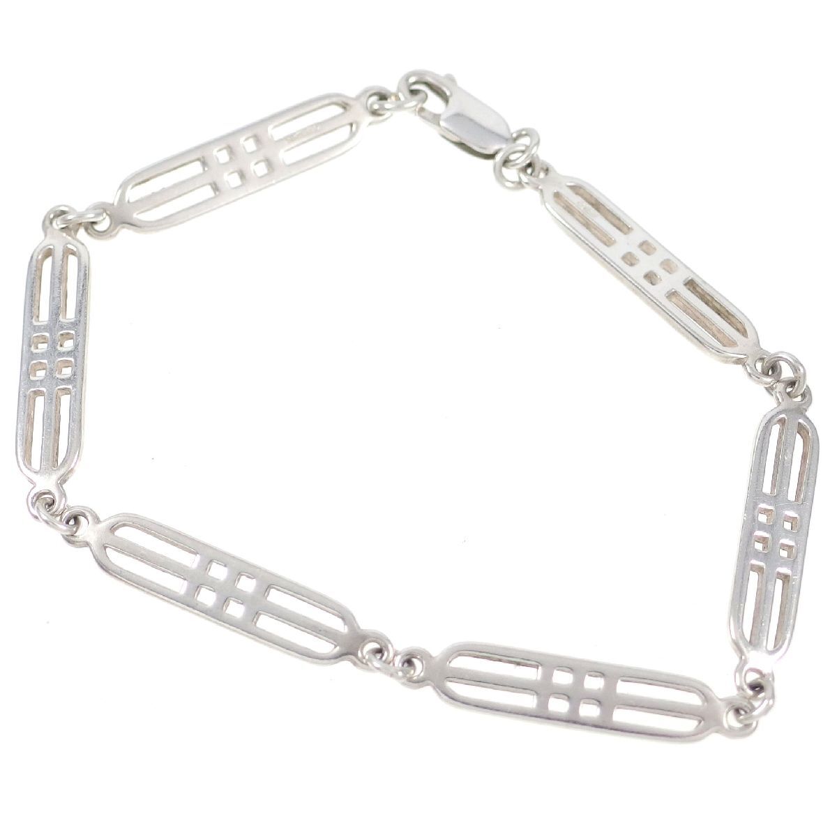 UK2322◆【925】◆スターリングシルバー 8g 刻印付き 純銀 英國 イギリス ◆ ヴィンテージ ブレスレット ◆