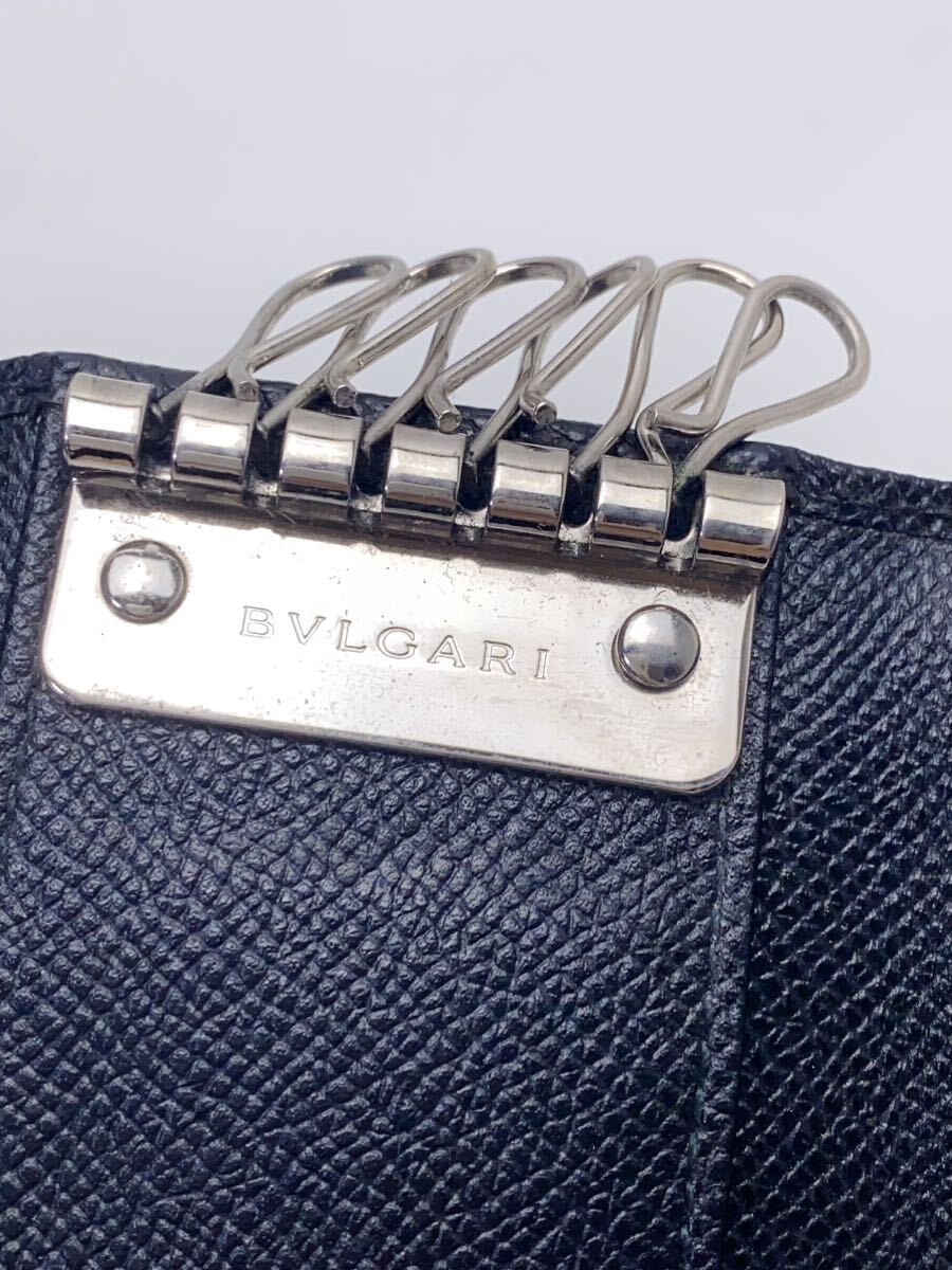 A001 極美品 BVLGARI ブルガリ レザー 6連 キーケース A001 極美品 BVLGARI ブルガリ レザー 6連 キーケース