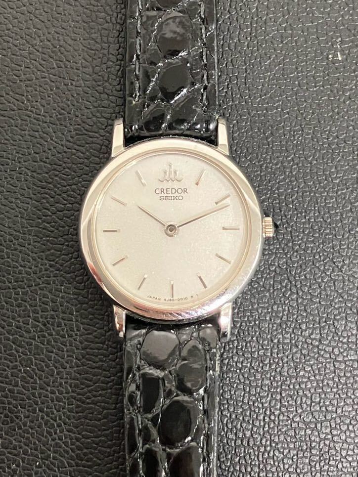 動作未確認 SEIKO セイコー レディース腕時計 セイコークレドール 4J80-0010 18KT刻印 総重量18.8g 本体のみ ALP-W-224 同梱不可