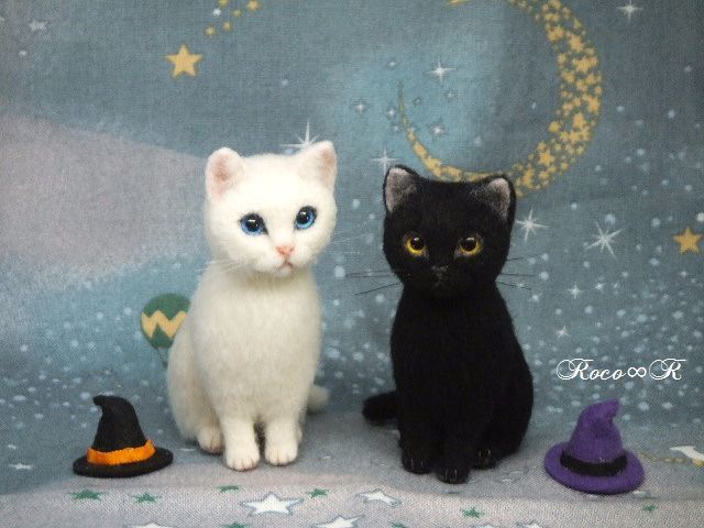 ペルシャ チンチラシルバー フレーム猫③ | リアル羊毛フェルト ペルシャ チンチラシルバー フレーム猫③ | リアル羊毛フェルト