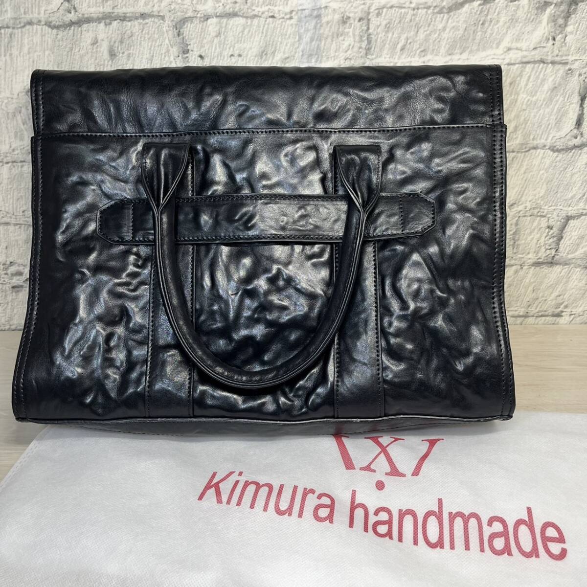 【YH-0158】未使用保管品 木村公房 ビジネス トート トートバッグ 本革 ハンドメイド バッグ