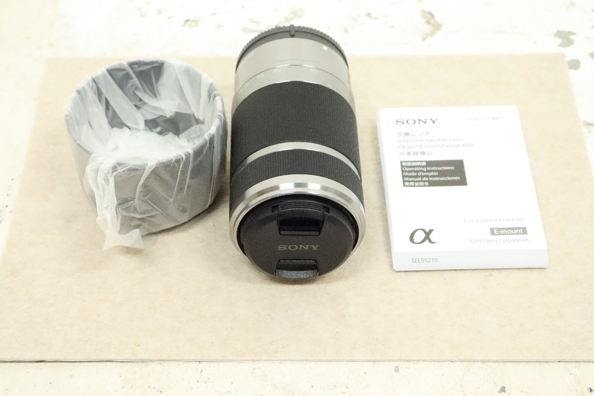 SONY SEL55210 55-210mm レンズ　ソニー　Eマウントジャンク SONY - ☆ジャンク☆ SONY E 55-210mm OSS SEL55210の通販 by
