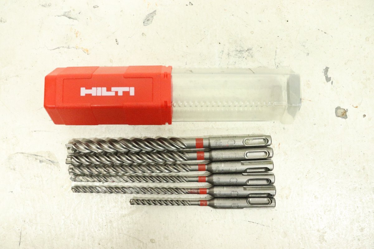 ■使用回数少■ HILTI ヒルティ TE-CX SET (6) M1 6本入り ドリルビット ハンマードリル 振動ドリル