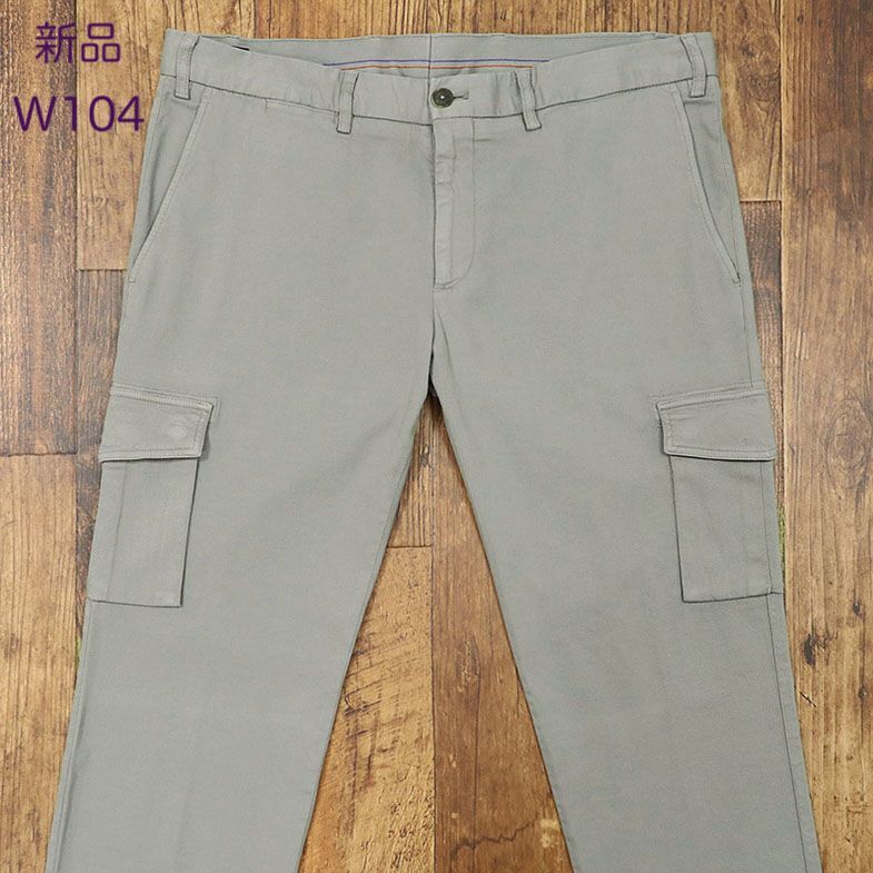 【新品・58サイズ・フランス発】ファソナブル・ 綿ストレッチカーゴパンツ