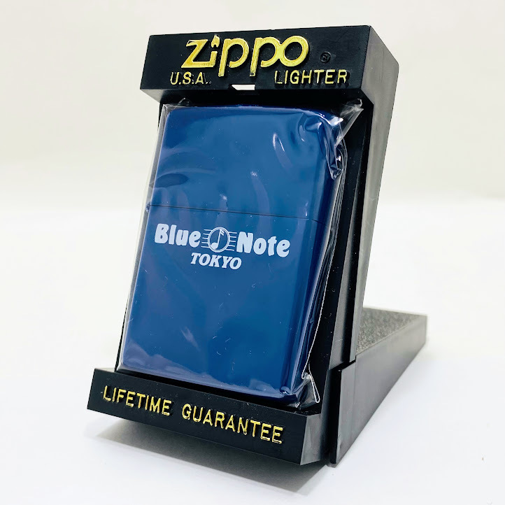 1円～ 未使用 Zippo ジッポー Blue Note TOKYO ブルーノート東京 1997年製 オイルライター ケース 箱付き