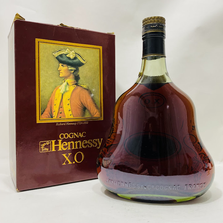 1円 Hennessy ヘネシー XO 金キャップ グリーンボトル 700ml 箱付き 