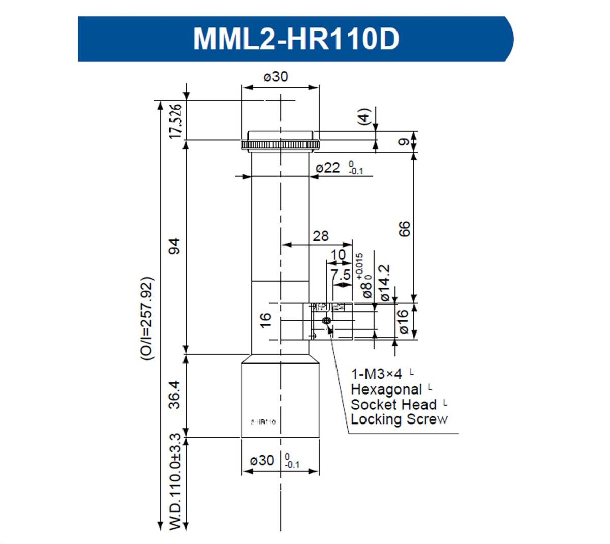 * Moritex/moli Tec стерео resen Trick линзы MML2-HR110D коэффициент увеличения ×2 WD110 такой же ось освещение 2/3~ C крепление высота разрешение прекрасный товар подтверждение рабочего состояния 