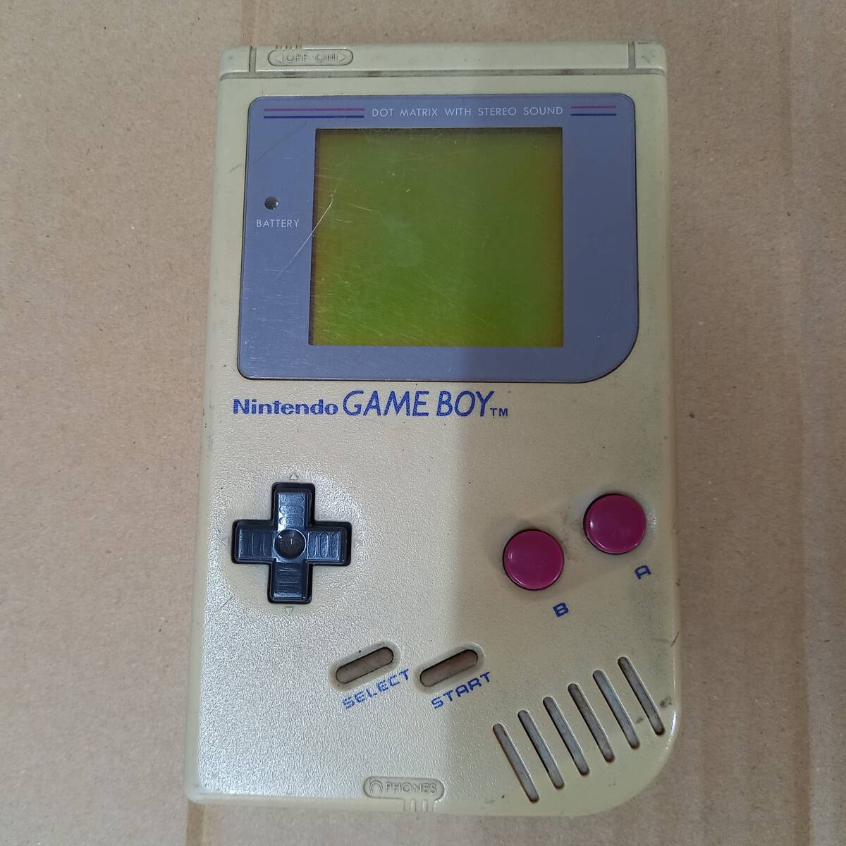 初代ゲームボーイ　GAMEBOY　ジャンク　昭和レトロ　任天堂