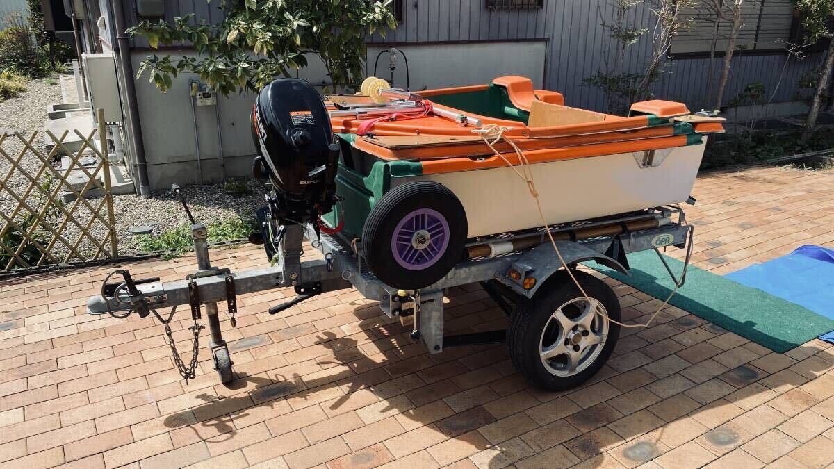 オーパクラフト L3 3分割ミニボートと5馬力船外機 スズキDF5 オーパクラフト L3 3分割ミニボートと5馬力船外機 スズキDF5