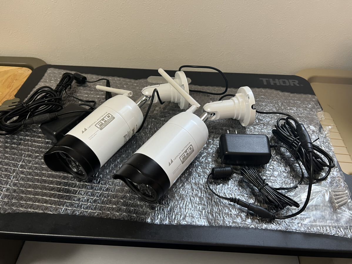 日本アンテナ 増設用防犯カメラ 2個 SCWP06FHD 中古綺麗めです 日本アンテナ 増設用防犯カメラ 2個 SCWP06FHD 中古綺麗めです