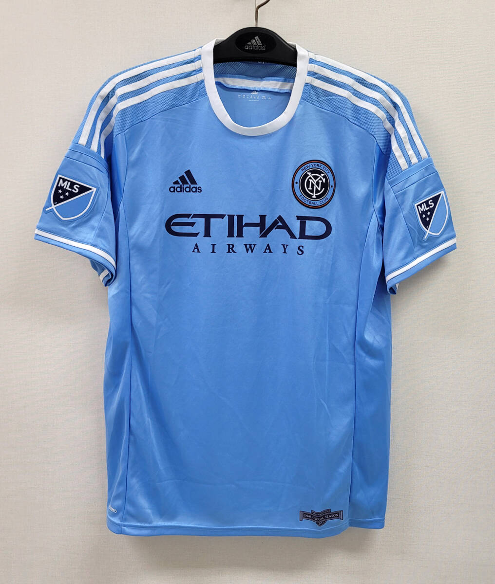 15-16 ニューヨーク?シティFC new york city fc(H)#21 ピルロ PIRLO 選手用半袖 adidas正規(guī) MLS仕様 XL