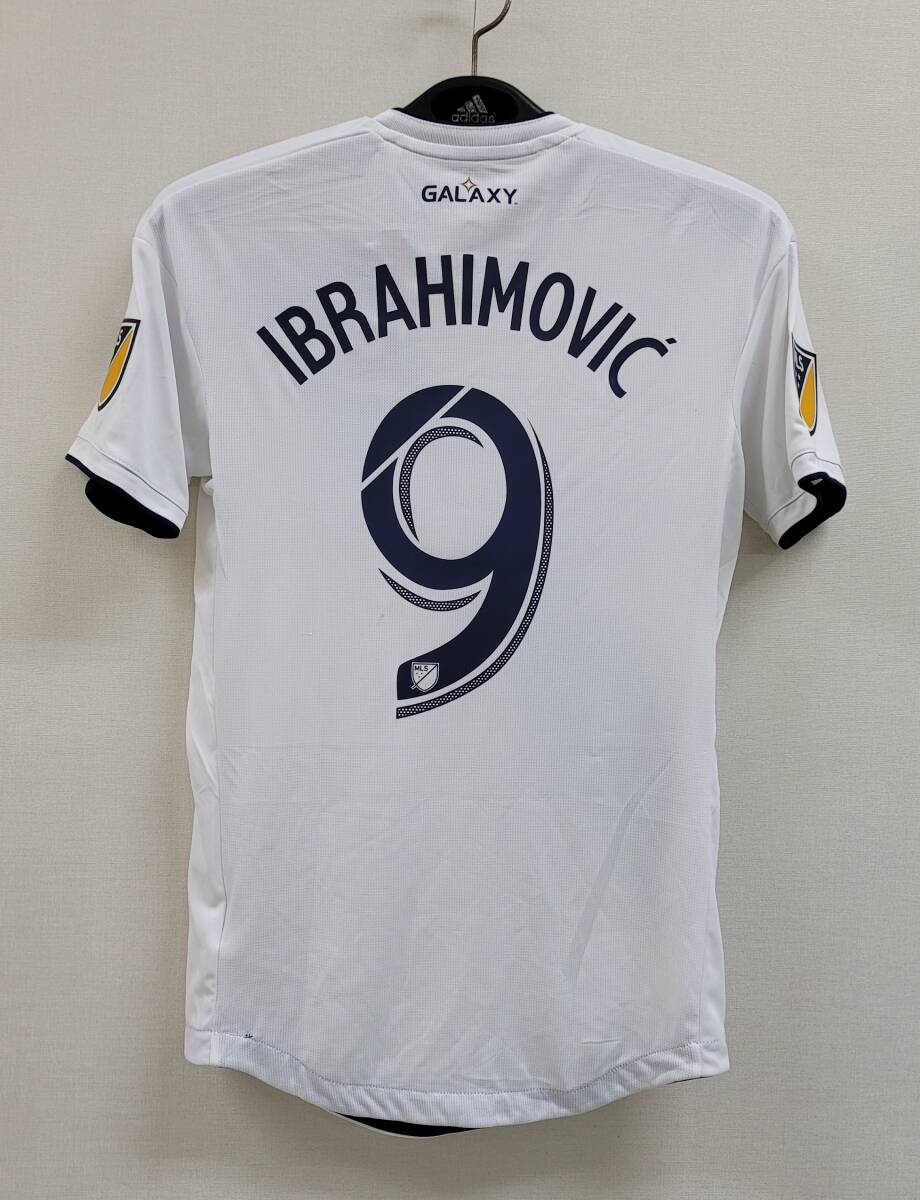 18-19 ロサンゼルス?ギャラクシー LA GALAXY(H)#9 イブラヒモビッチ IBRAHIMOVIC 選手用半袖 adidas MLS仕様 S