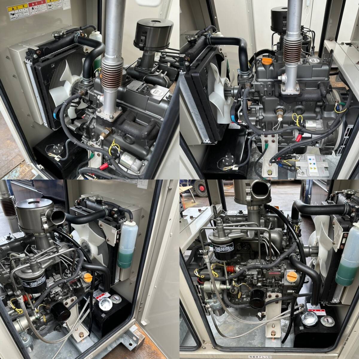 Denyo デンヨー発電機 2018年製 hour1.7h 防災用・一般非常用 Denyo デンヨー発電機 2018年製 hour1.7h 防災用・一般非常用