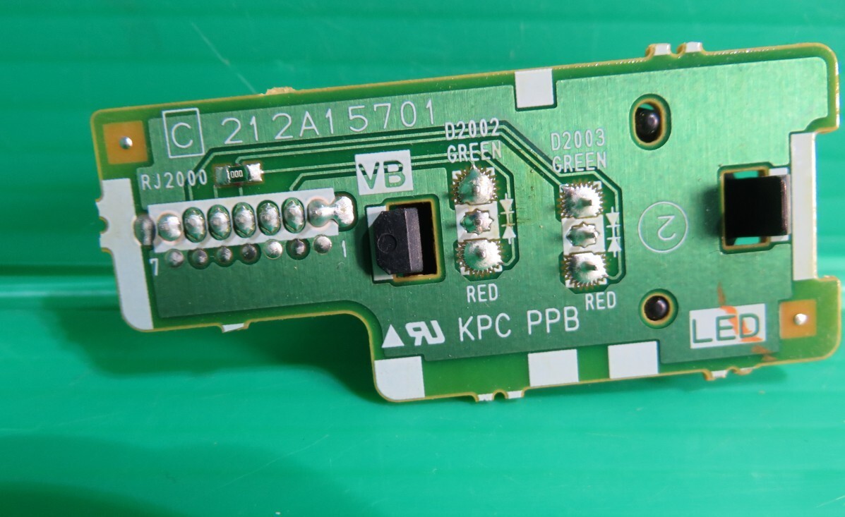 T-143▼MITSUBISHI 三菱 REAL 液晶テレビ LCD-55LSR3 スタンバイ LEDランプ 基盤 部品 _画像4