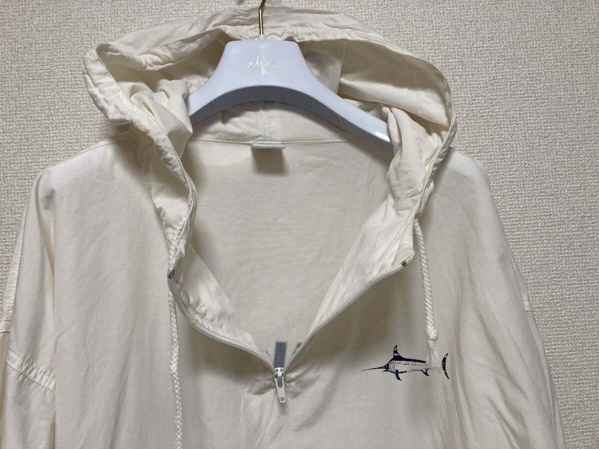 80's 90's USAヴィンテージ CHEETAH MERVYNS プルオーバー アノラックパーカー ヨットパーカー XL 白系 'TOURNAMENT Classic'_画像4