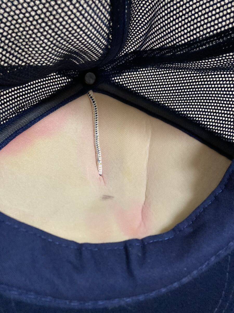 80's90's USAヴィンテージ トラッカーキャップ メッシュキャップ 帽子 CAP ネイビー 企業物 Vintage Cap キャップ ONE SIZE YOUNGAN_画像8