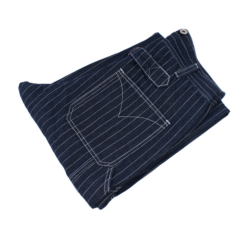  джинсы Denim брюки 13.5oz полоса casual брюки брюки-карго распорка брюки мужской L