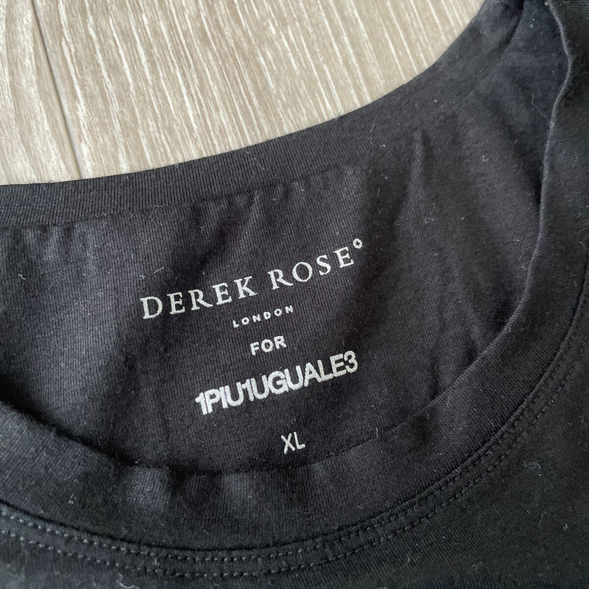HA1092 送料185円 1PIU1UGUALE3 × DEREK ROSE デレクローズ 半袖Tシャツ sizeXL 21SS MRT265