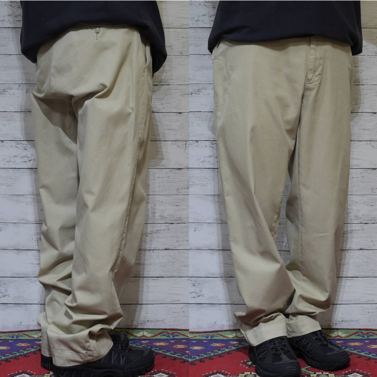 Polo Ralph Lauren Polo Ralph Lauren PROSPECT PANT W36 L32no- tuck chinos Polo chino slacks wide pants beige 20202729