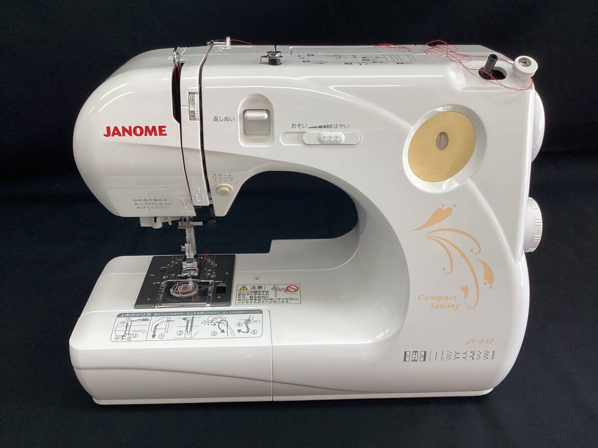 美品　ジャノメコンパクトミシン　Ｎ282