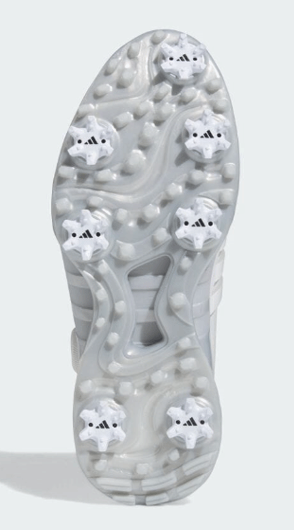 新品■アディダス■2024.3■レディース■ツアー360-'24 ボア スパイク■IF0265■ホワイト／ホワイト／シルバーメタリック■23.5CM■正規(guī)品