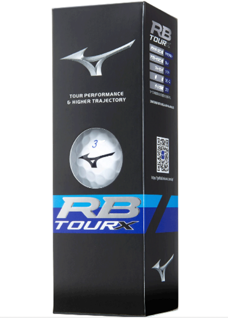 新品■2023.3■ミズノ■RB TOUR X■ホワイト■３ダース■アクシアルフローディンプル搭載のツアーパフォーマンス■気流を操り、飛ばせ