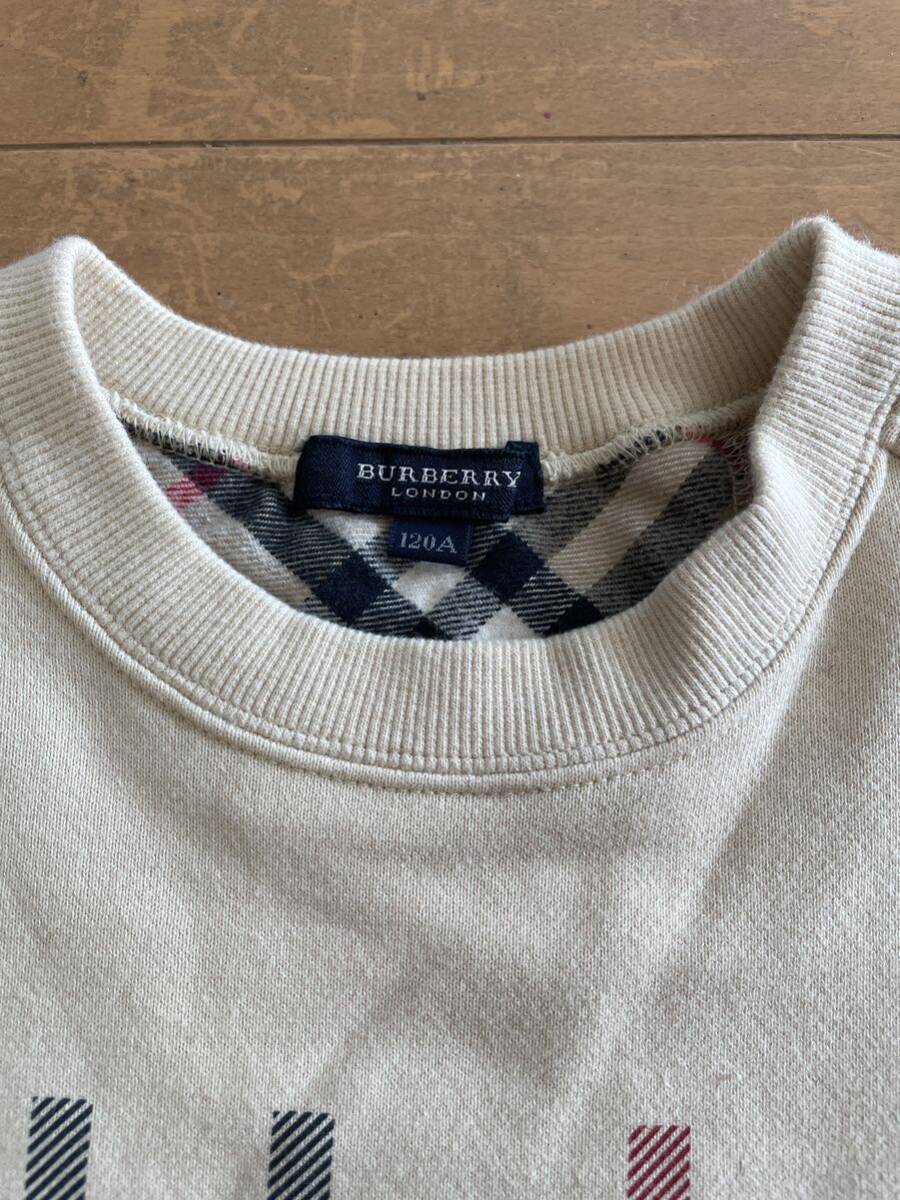 BURBERRY バーバリー キッズ 男の子 トレーナー スウェット 長袖