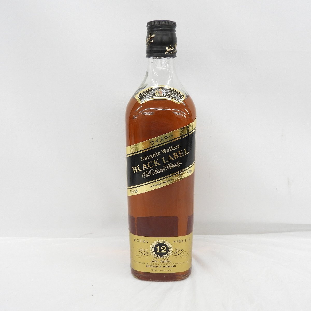 1円 未開栓 Johnnie Walker ジョニーウォーカー 12年 ブラック 1円 未開栓 Johnnie Walker ジョニーウォーカー 12年 ブラック