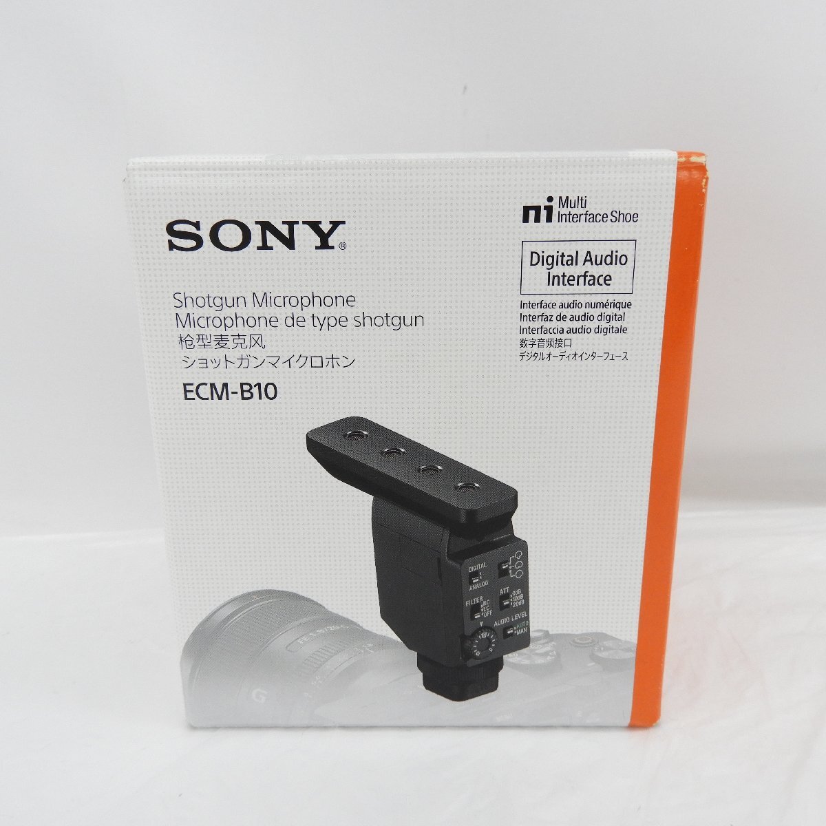 【未使用品】SONY ソニー ショットガンマイクロホン ECM-B10 836128614 0924