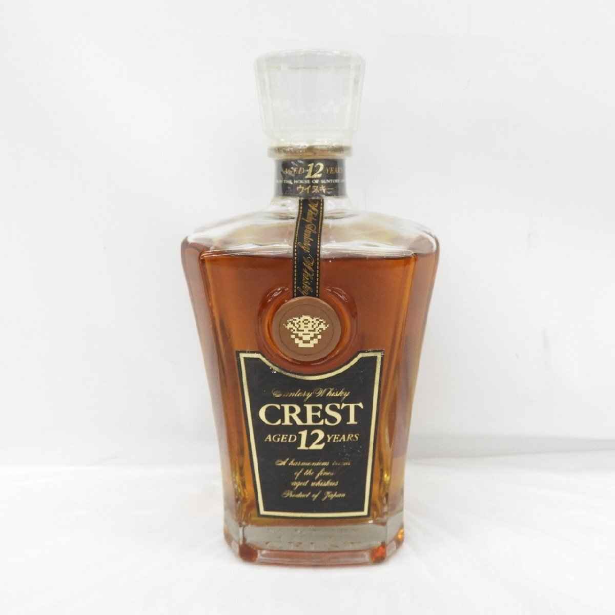 1円～【未開栓】SUNTORY サントリー CREST クレスト 12年 ウイスキー 700ml 43% 11673076 0926
