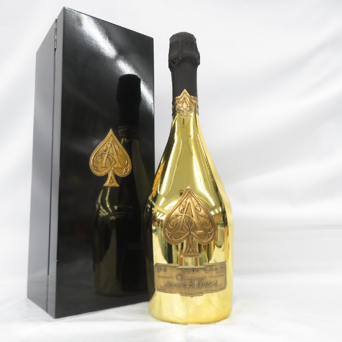1円～ 【未開栓】ARMAND DE BRIGNAC アルマン・ド・ブリニャック ブリュット ゴールド シャンパン 750ml 12.5% ケース付 723101596 1005