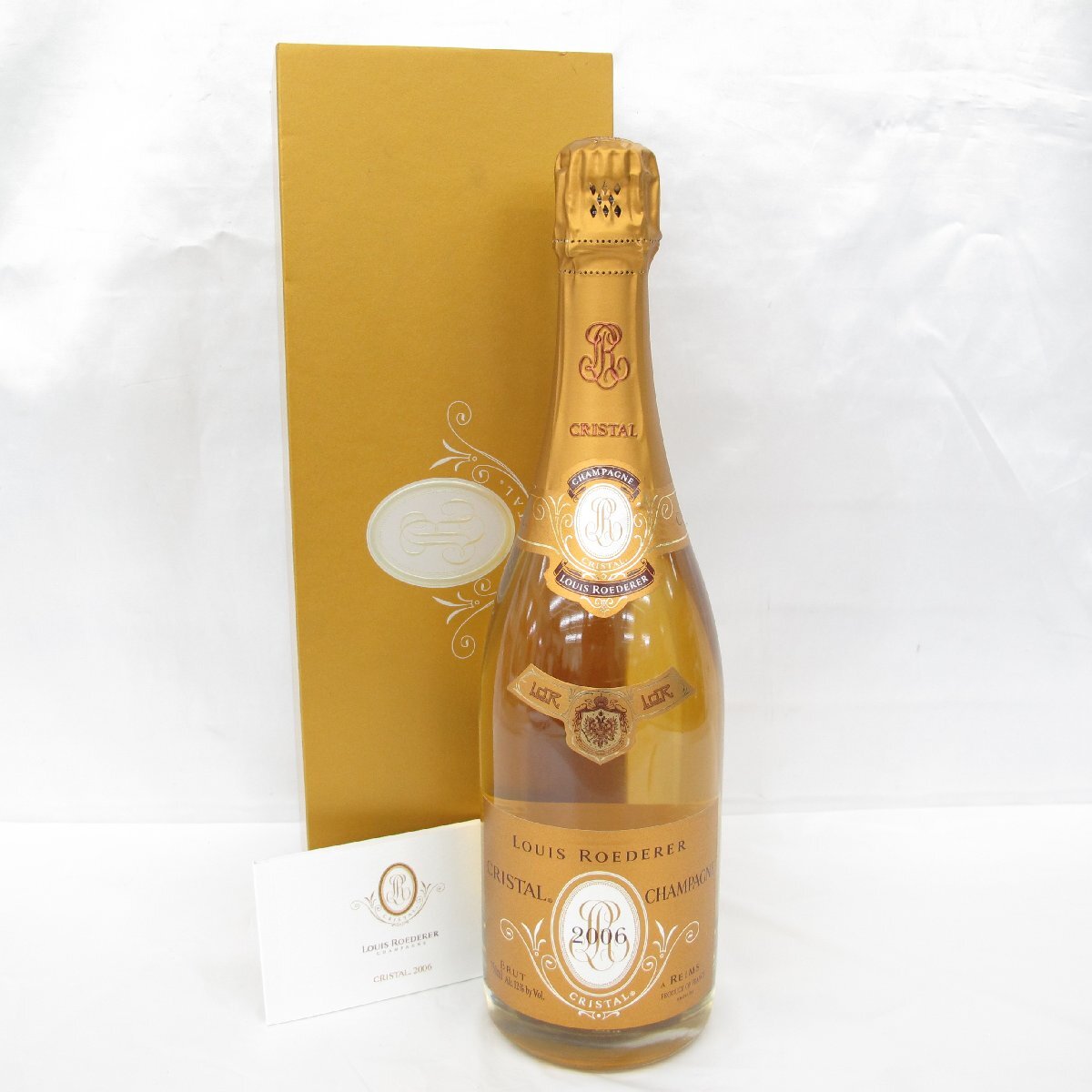 【未開栓】LOUIS ROEDERER ルイ・ロデレール クリスタル ブリュット 2006 シャンパン 750ml 12% 箱/冊子あり 907348605 1002