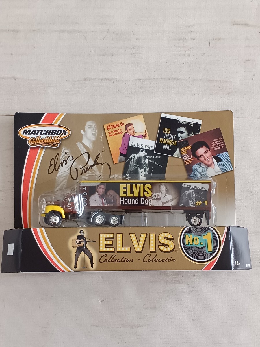 ELVIS エルビスプレスリー MATCHBOX ミニカー トラック トレーラー 未開封 1956 Hound Dog 長期保管