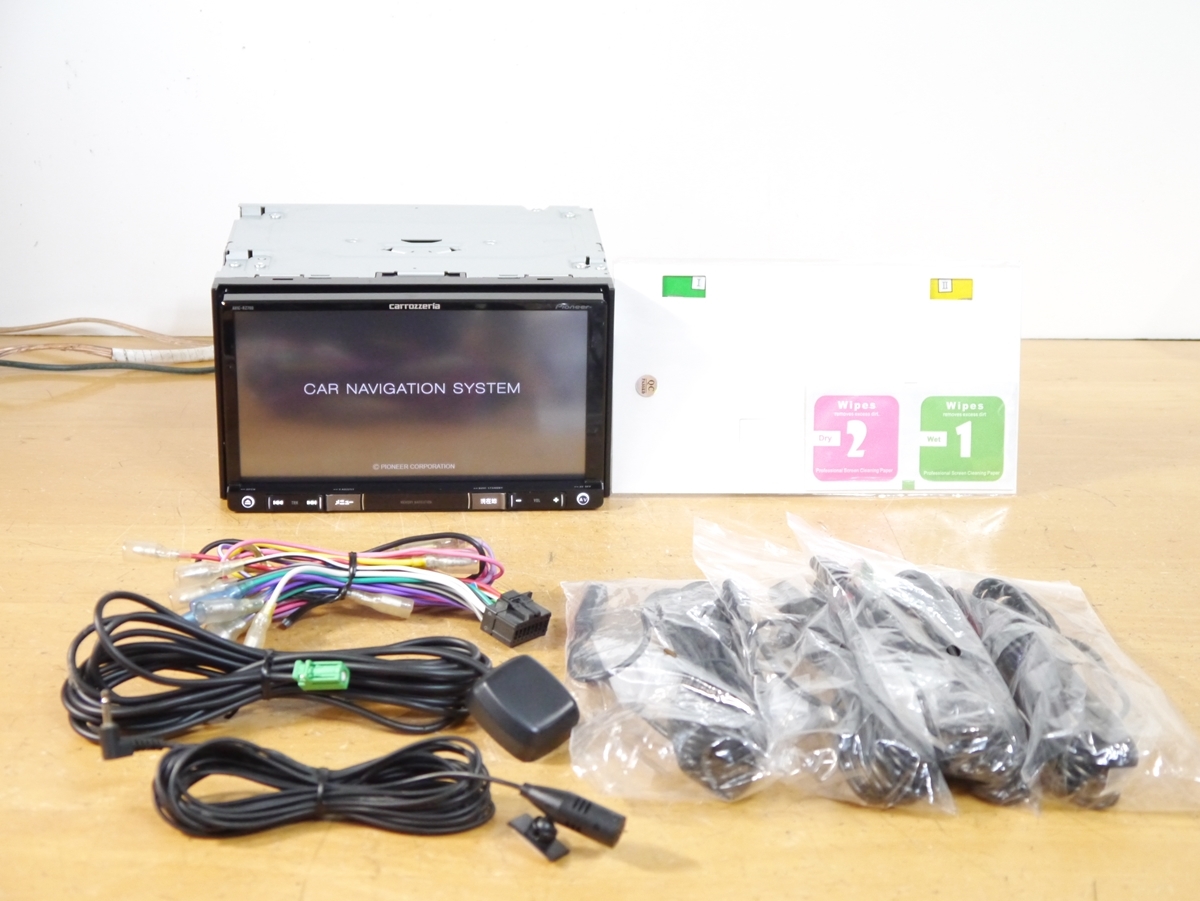 【0911(4】 AVIC-RZ700 2024年最新地図 未使用アンテナ付 フルセグ/DVD/Bluetooth/SD/USB カロッツェリアcarrozzeria