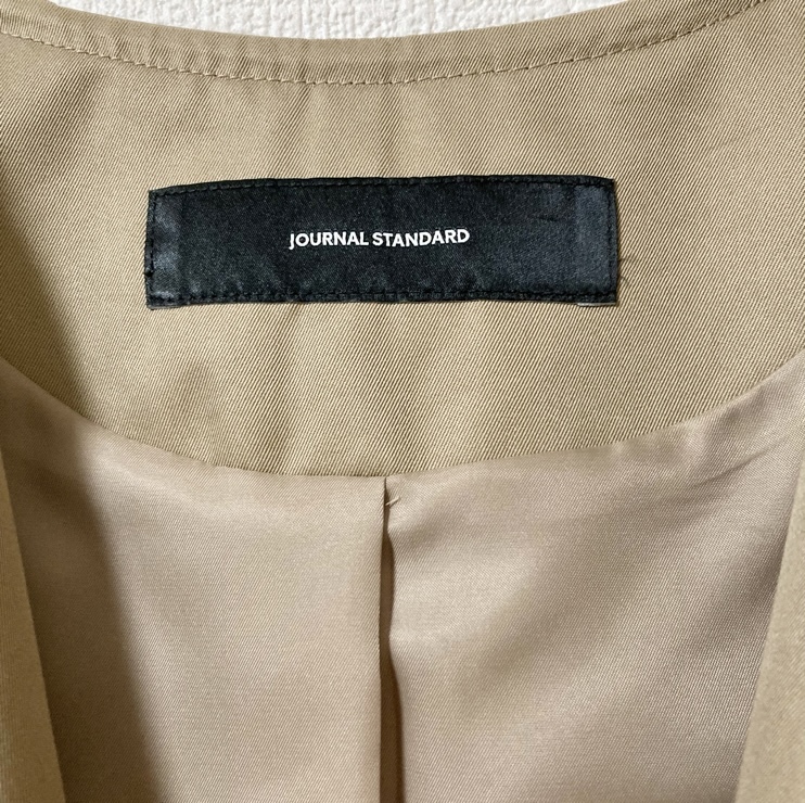 JOURNAL STANDARD C/PEギャバノーカラーショートトレンチ JOURNAL STANDARD C/PEギャバノーカラーショートトレンチ