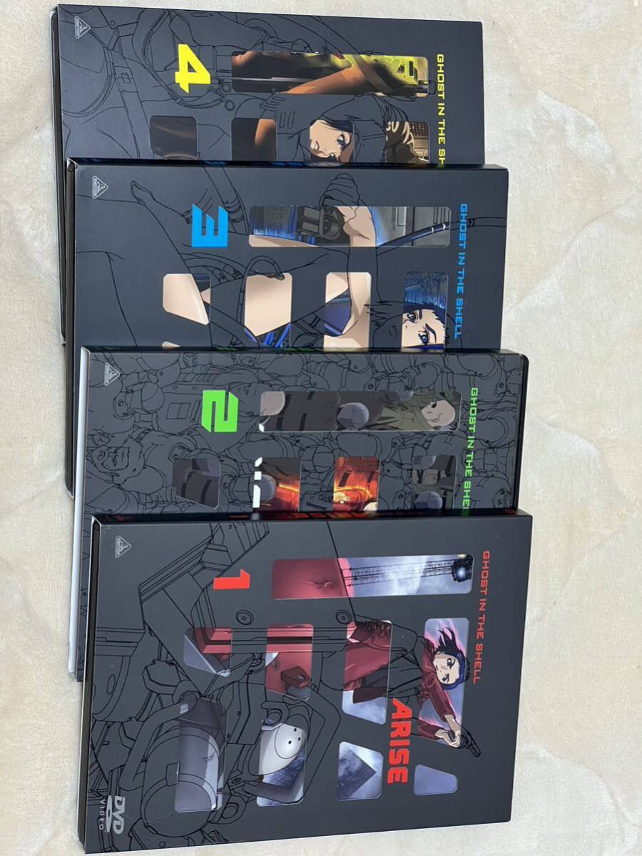 【美品】攻殻機動隊　GHOST IN THE SHELL ARISE全４巻セットDVD　送料込