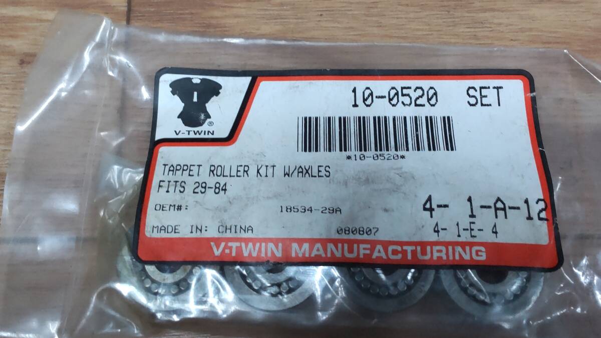 ★ハーレー ショベル パン ナックル タペットローラー４個 OEM#18534-29A KIT 新品★