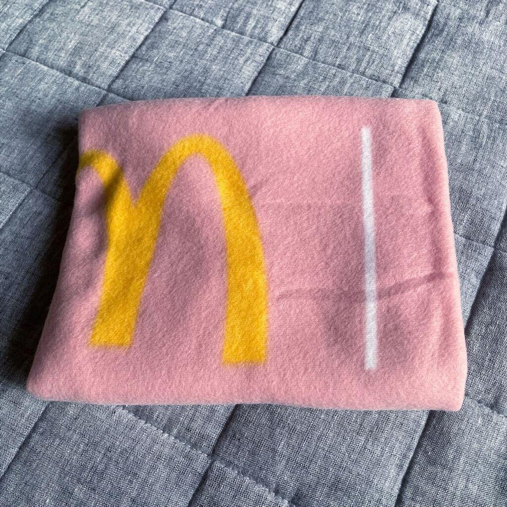 未使用　マクドナルド　BRUNO コラボ　フリースブランケット　90×60cm 福袋　ピンク
