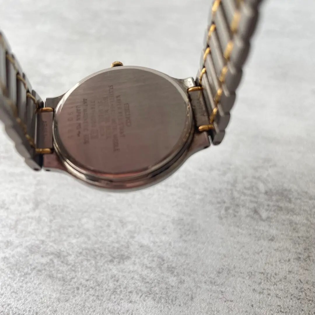 稼動品 SEIKO DOLCE 旧ロゴ コンビカラー 腕時計|Yahoo!フリマ 稼動品 SEIKO DOLCE 旧ロゴ コンビカラー 腕時計|Yahoo!フリマ