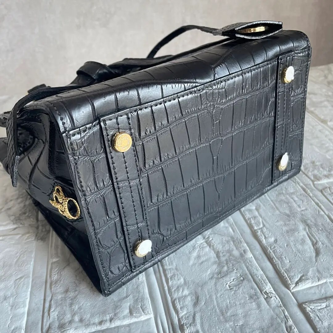 現行品 ADMJ コンクルージョン マットクロコダイル 2way 現行品 ADMJ コンクルージョン マットクロコダイル 2way
