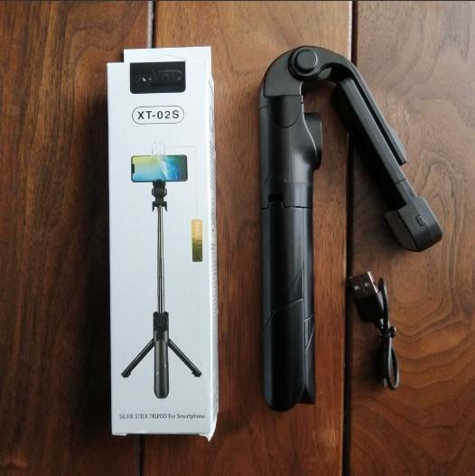 自撮り棒 三脚付き セルカ スタンド iphone led スマホdリモコン 黒 2_画像10