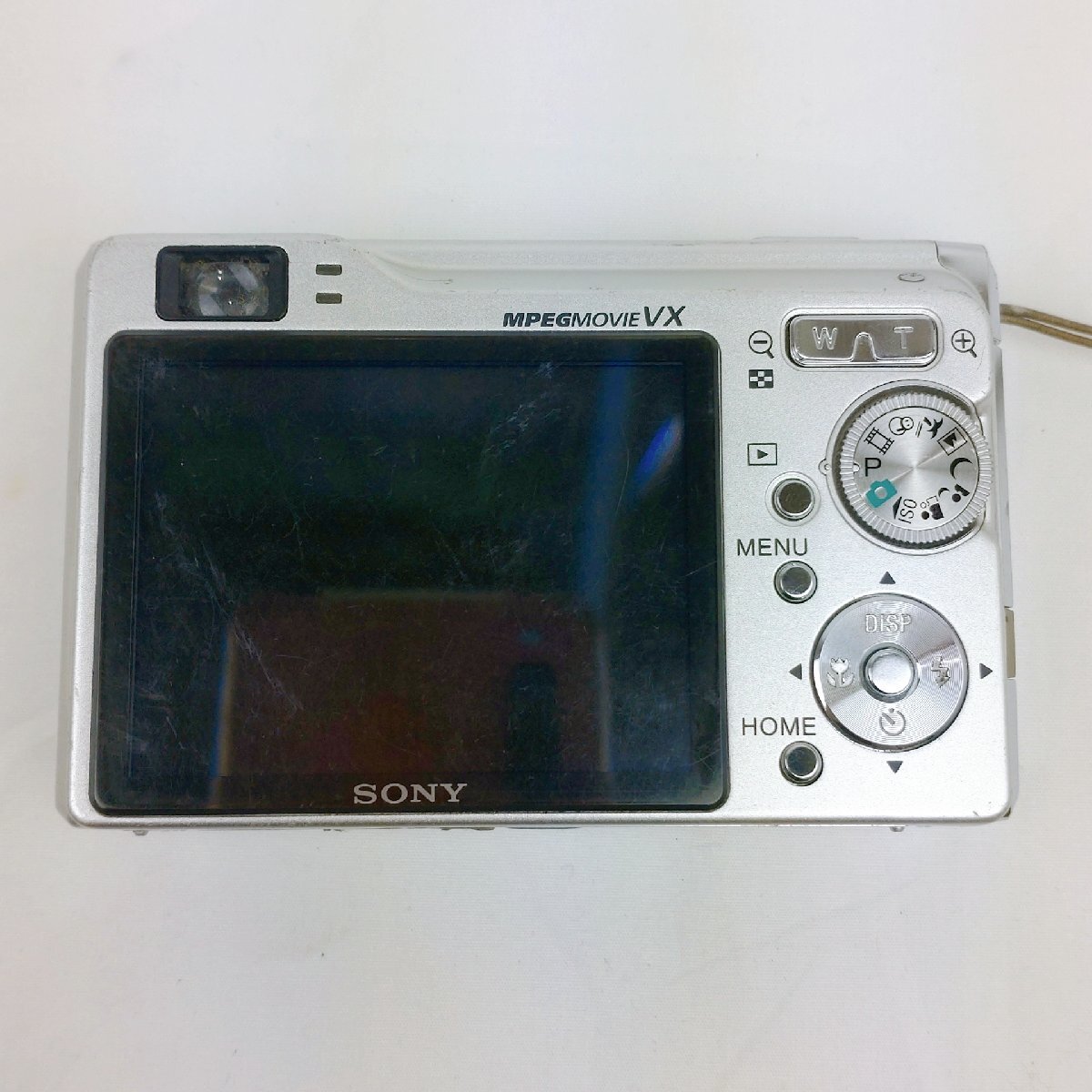 SONY Cyber-shot DSC-W80 シルバー ジャンク 本体 バッテリー SONY Cyber-shot DSC-W80 シルバー ジャンク 本体 バッテリー