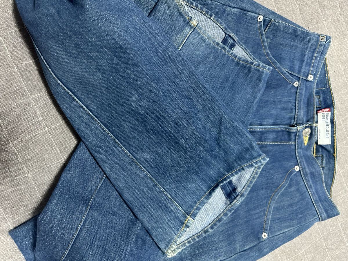 00s】Levi's ENGINEERED JEANS LOOSE 立体裁断 エンジニアード 00s】Levi's ENGINEERED JEANS LOOSE 立体裁断 エンジニアード