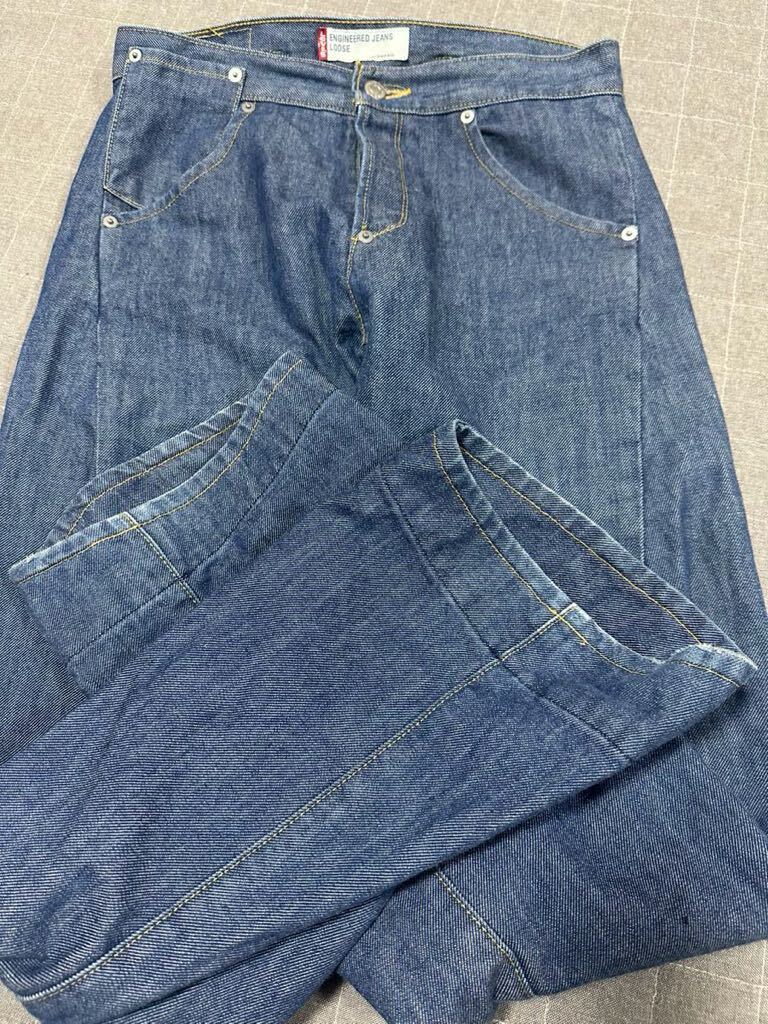 y2k【00年代】Levi's ENGINEERED JEANS LOOSE 立体裁断 w28 y2k y2k【00年代】Levi's ENGINEERED JEANS LOOSE 立体裁断 w28 y2k