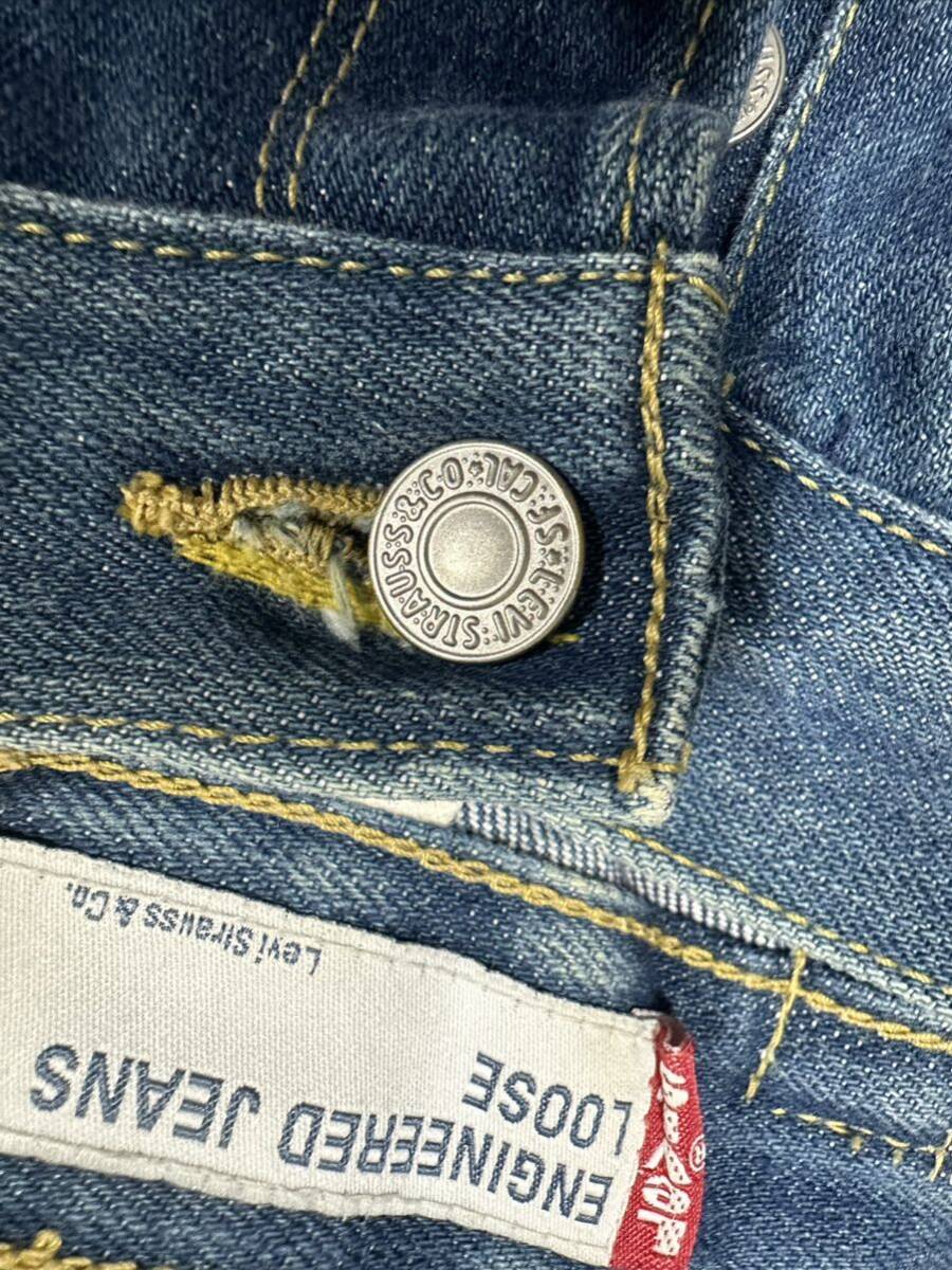 00s】Levi's ENGINEERED JEANS LOOSE 立体裁断 エンジニアード 00s】Levi's ENGINEERED JEANS LOOSE 立体裁断 エンジニアード