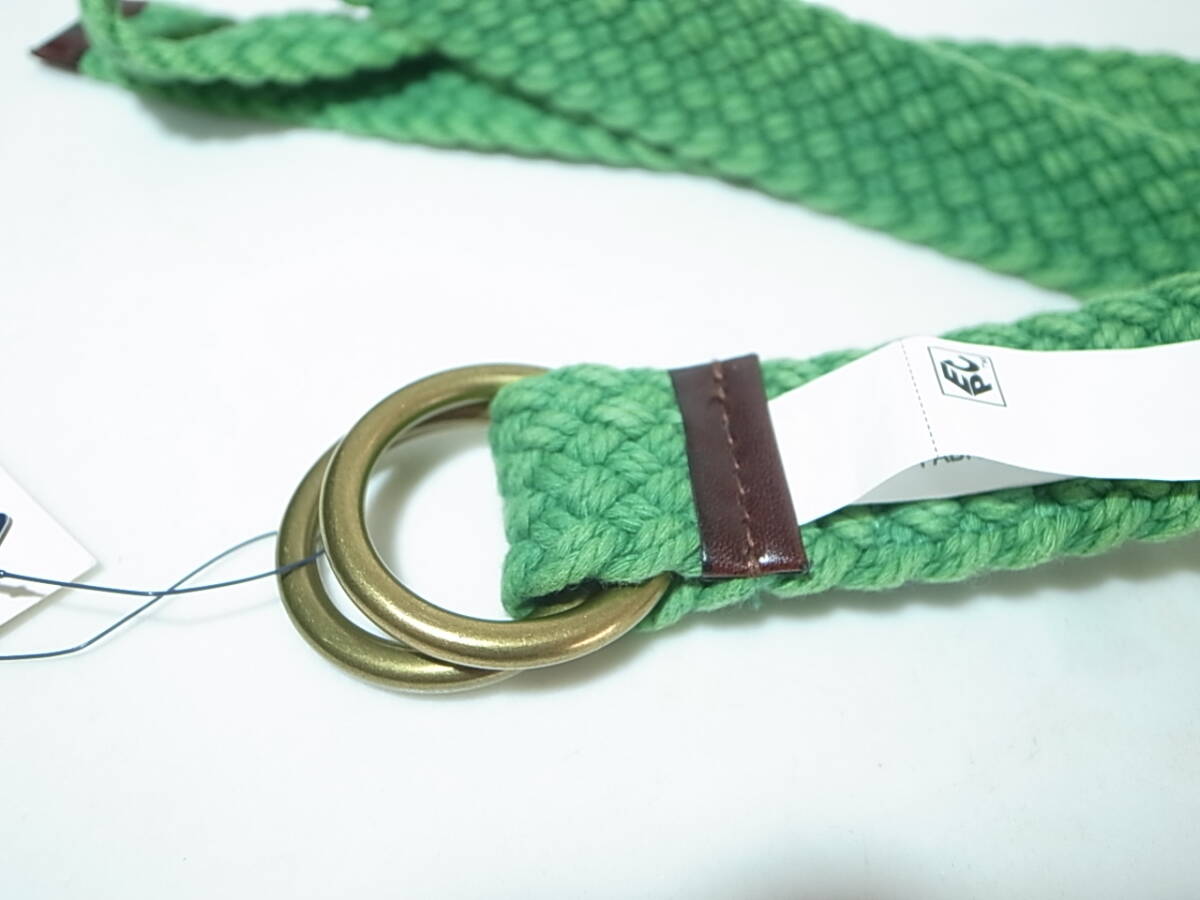 POLO RALPH LAUREN O-RING BELT 編み込み Oリング ベルト GREEN POLO RALPH LAUREN O-RING BELT 編み込み Oリング ベルト GREEN