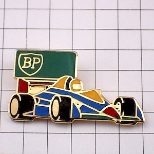 ピンバッジ・BP石油F1レース車 LOLA◆フランス限定ピンズ◆レアなヴィンテージものピンバッチ