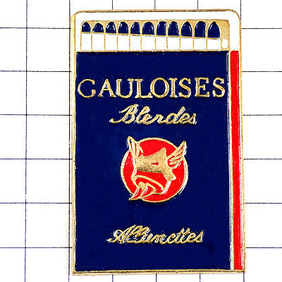 ピンバッジ?ゴロワーズ煙草マッチ箱タバコ GAULOISES FRANCE◆フランス限定ピンズ◆レアなヴィンテージものピンバッチ