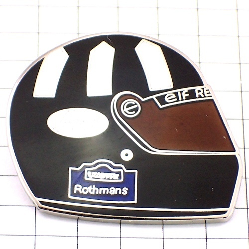  значок * ARAI. шлем F1 Rothmans машина гонки RENAULT FRANCE* Франция ограничение булавка z* редкость . Vintage было использовано булавка bachi