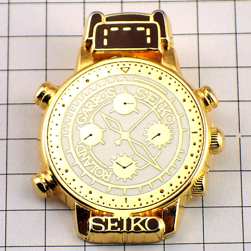 ピンバッジ?腕時(shí)計(jì)セイコー全仏オープンテニス大會(huì) SEIKO JAPAN◆フランス限定ピンズ◆レアなヴィンテージものピンバッチ